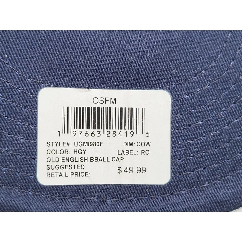 Dallas Cowboys Hat Cap Snap Back One Size Gray Blue NFL Football‎ Old English